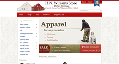 Desktop Screenshot of hnwilliams.com